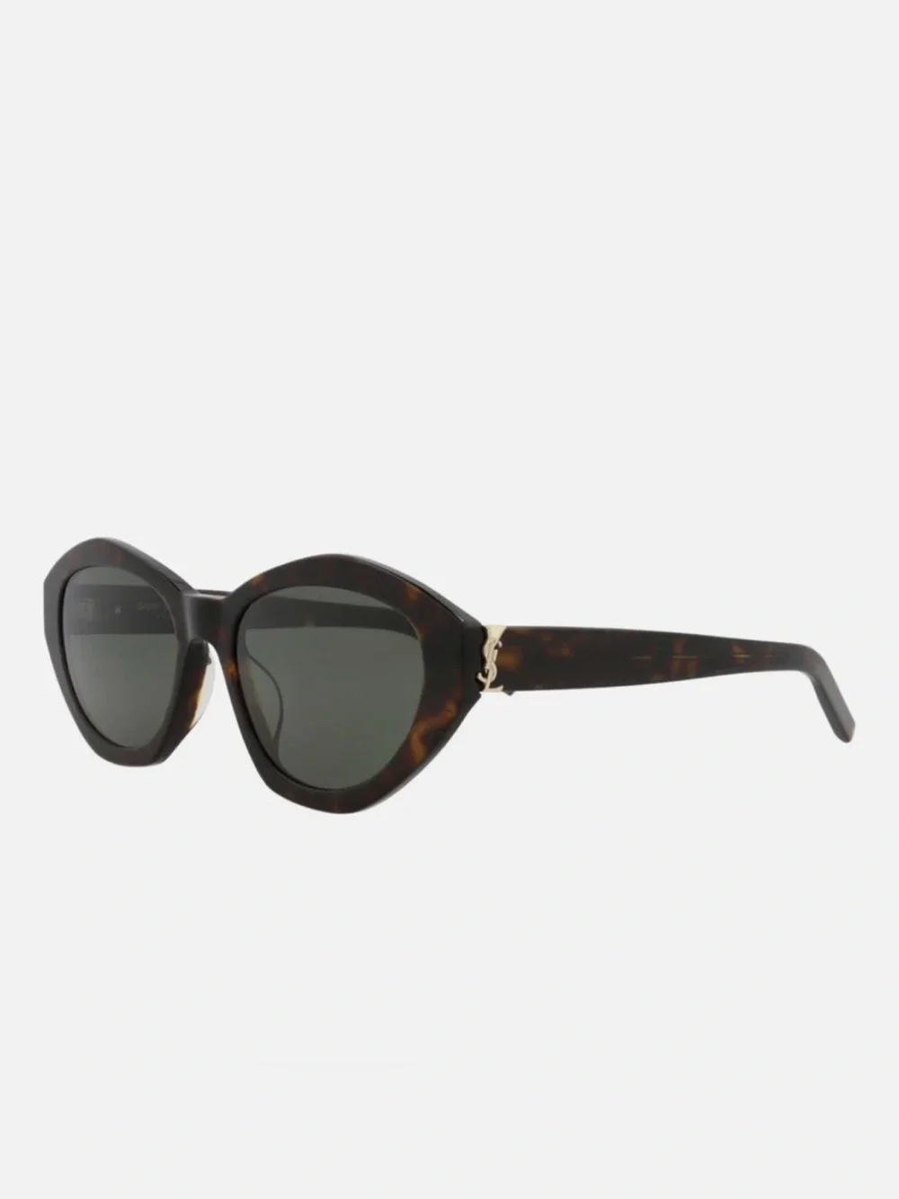 Saint Laurent Tortoiseshell Cat-Eye Sunglasses - Brown